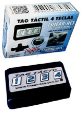 TAG TÁCTIL 4 TECLAS LINEAR-HCS 433MHZ