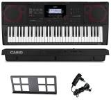 TECLADO MUSICAL CASIOTONE ARRANJADOR PRETO CT-X3000 TECLA SENSITIVA