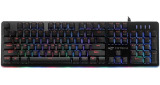 TECLADO GAMER C3TECH USB KG300BK LED RGB SEMI MECANICO