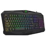 TECLADO USB GAMER T-DAGGER TANKER TGK106 LED RGB RAINBOW