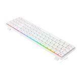 TECLADO MECÂNICO REDRAGON ASHE PRO SWITCH BROWN RGB C/FIO BRANCO