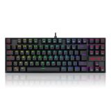 TECLADO USB MECANICO GAMER REDRAGON K552 KUMARA PRO RGB SWITCH VERMELHO