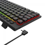 TECLADO GAMER MECÂNICO COM FIO REDRAGON SION 90 - SWITCH MARROM