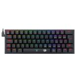 TECLADO MECANICO REDRAGON RGB ANIVIA  PRETO  SWITCH AZUL K614