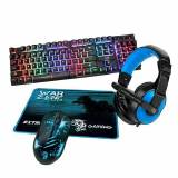 KIT MOUSE E TECLADO GAMER ELG WARZONE 4 EM 1 CGWZ41