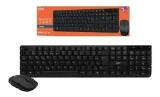 KIT TECLADO E MOUSE USB SEM FIO OEX TM 408 COMBO WORK PRETO