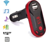 TRANSMISSOR FM/USB/AUX 12v/24V KCB-909