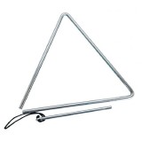 TRIANGULO MUSTANG 25 CM AÇO CROMADO 27150