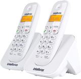 TELEFONE SEM FIO DIGITAL COM 2 BASES INTELBRAS TS 3112 BRANCO