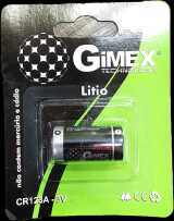 BATERIA GIMEX 3V CR123A LITIO