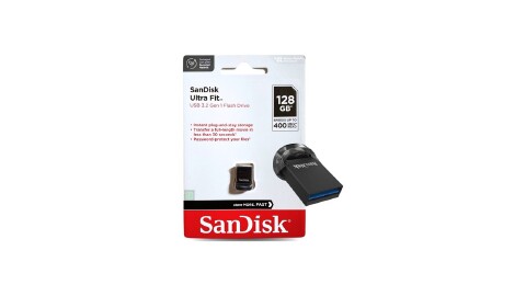 PEN DRIVE NANO 128GB SANDISK FIT ULTRA USB 3.2 400MB/S